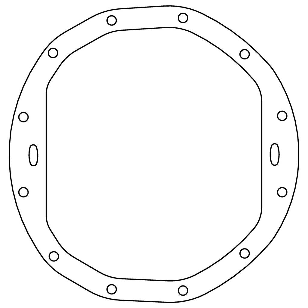 COMETIC C15228FC GM 8.875" .060" Fiber Differential Cover Gasket, 12 Bolt, Passenger Car Photo-0
