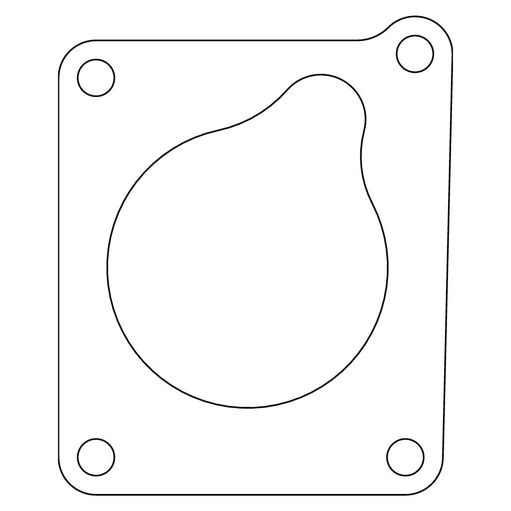 COMETIC C15101 FORD 3.8L 89-95, 5.0L 91-95 .020" Fiber Throttle Body Gasket Photo-0