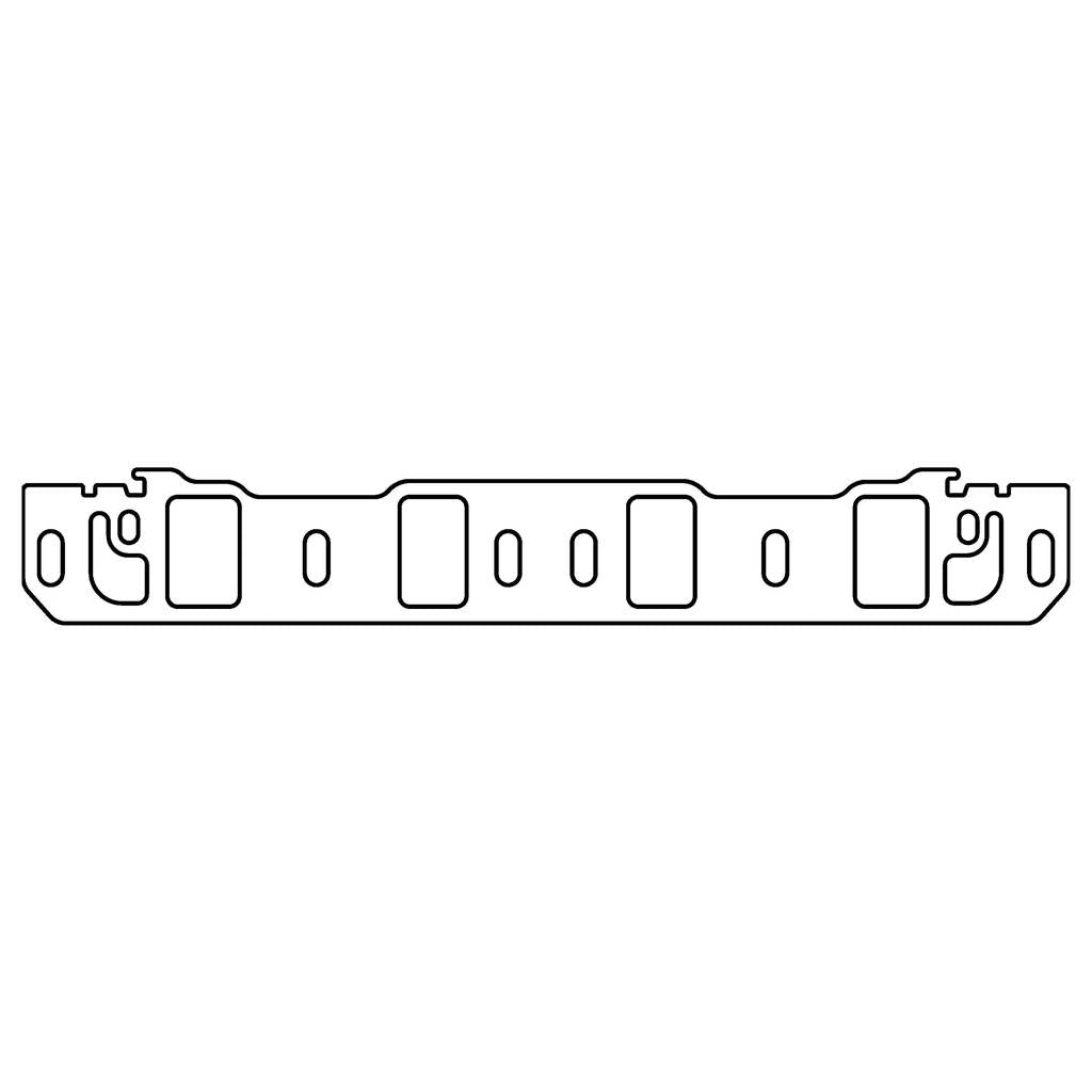 COMETIC C15610-060 FORD Windsor .060" Fiber Intake Manifold Gasket Set, 2.100" x 1.280" Port Photo-0