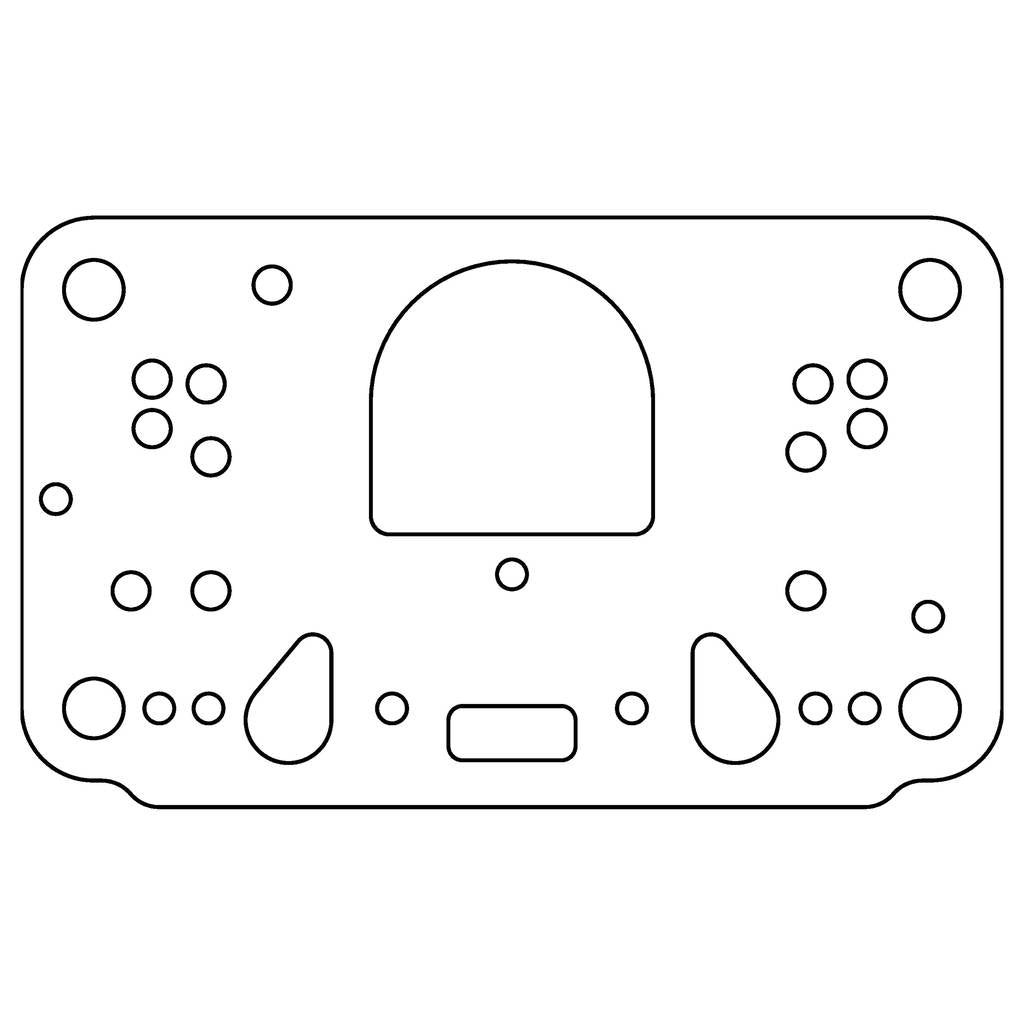 COMETIC C15243 Holley .062" MP Metering Block Gasket, 3 Circuit Photo-0