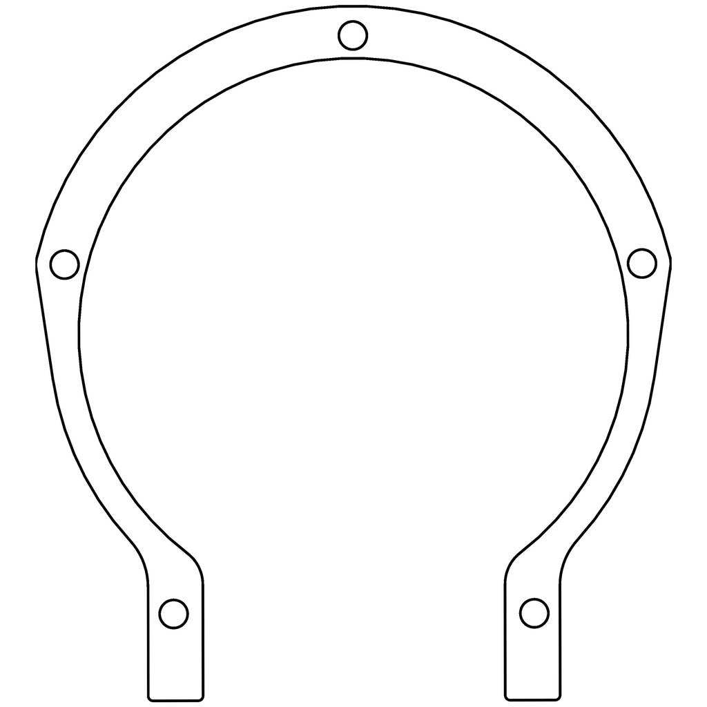 COMETIC C15135 FORD Flathead V8 8BA/8CM .015" Fiber Timing Cover Gasket, 1948-1953 Photo-0