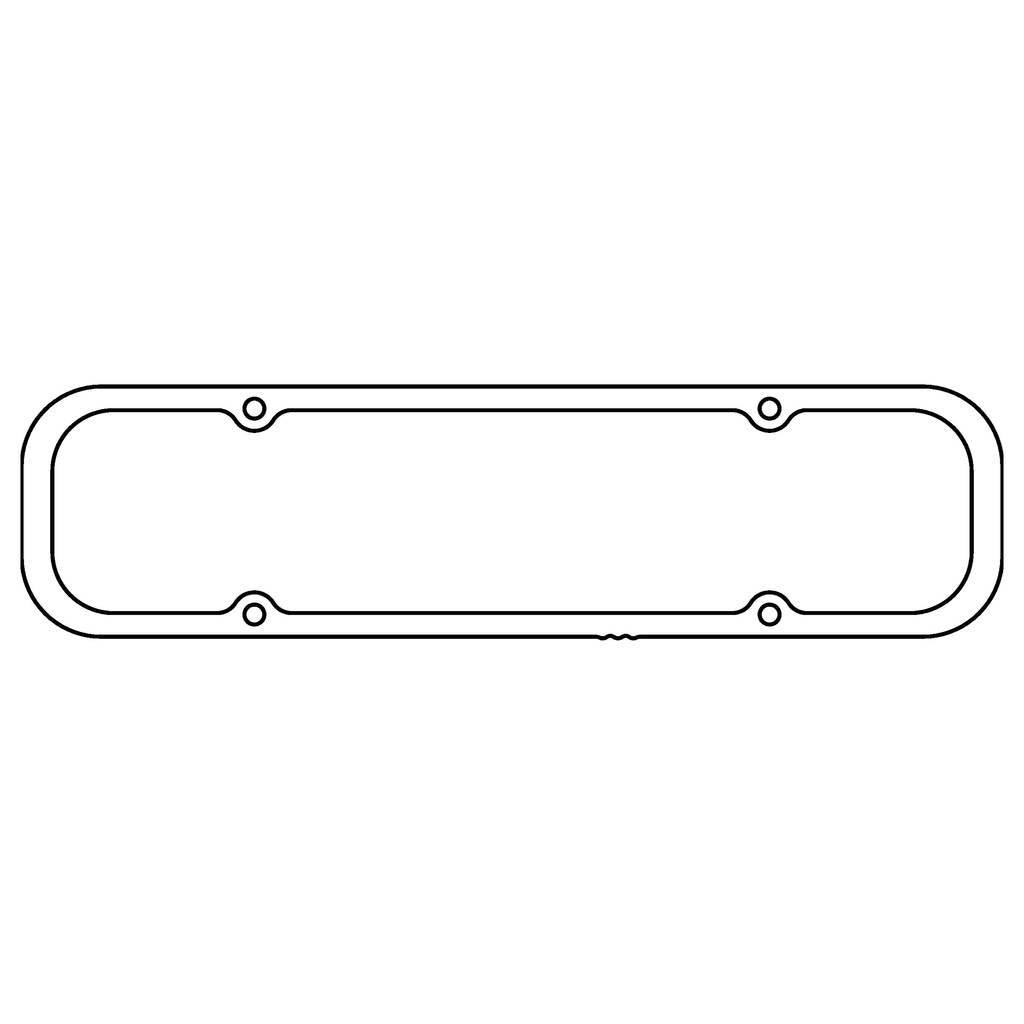 COMETIC C15299 PONTIAC 350/400/428/455 V8 .188" Fiber Valve Cover Gasket Set Photo-0