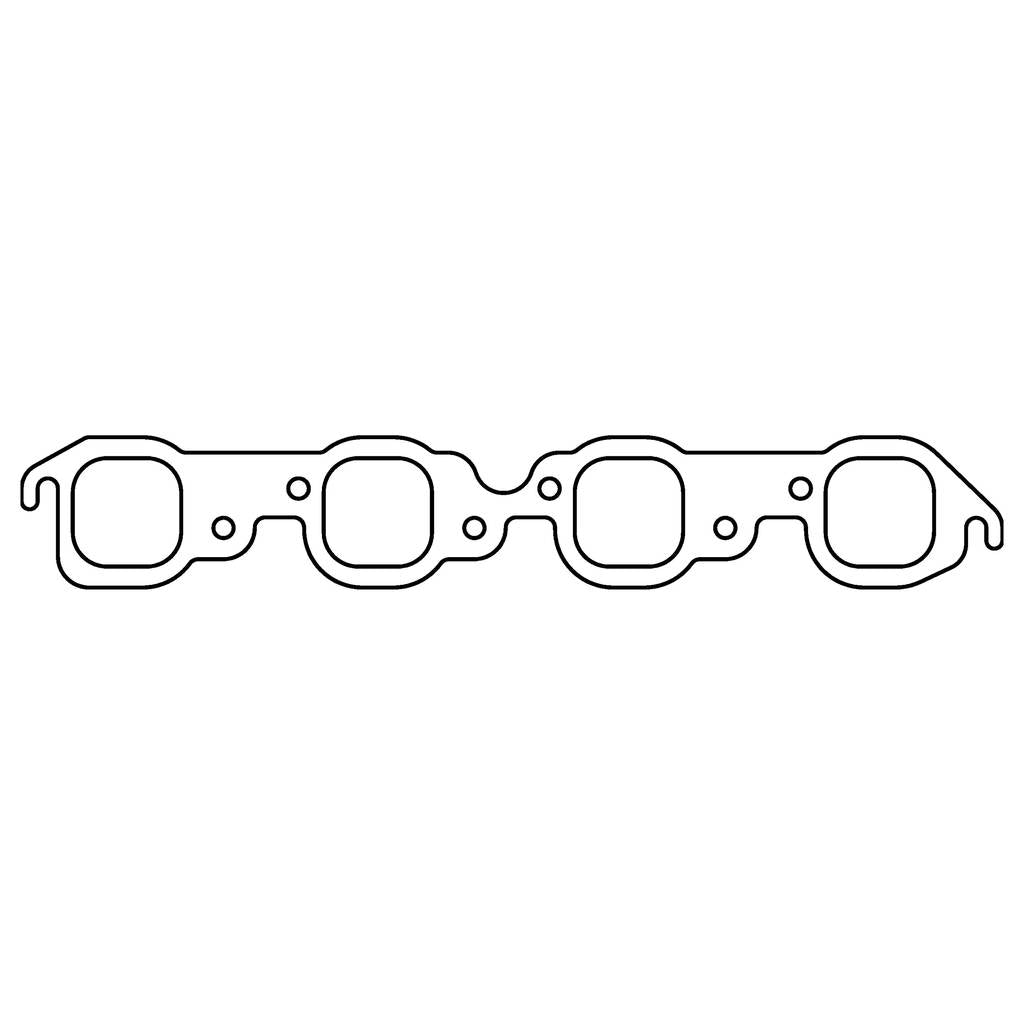 COMETIC C15325HTS CHEVROLET Big Block V8 .060" HTS Exhaust Manifold Gasket Set, 2.090" x 2.090" Square Ports Photo-0