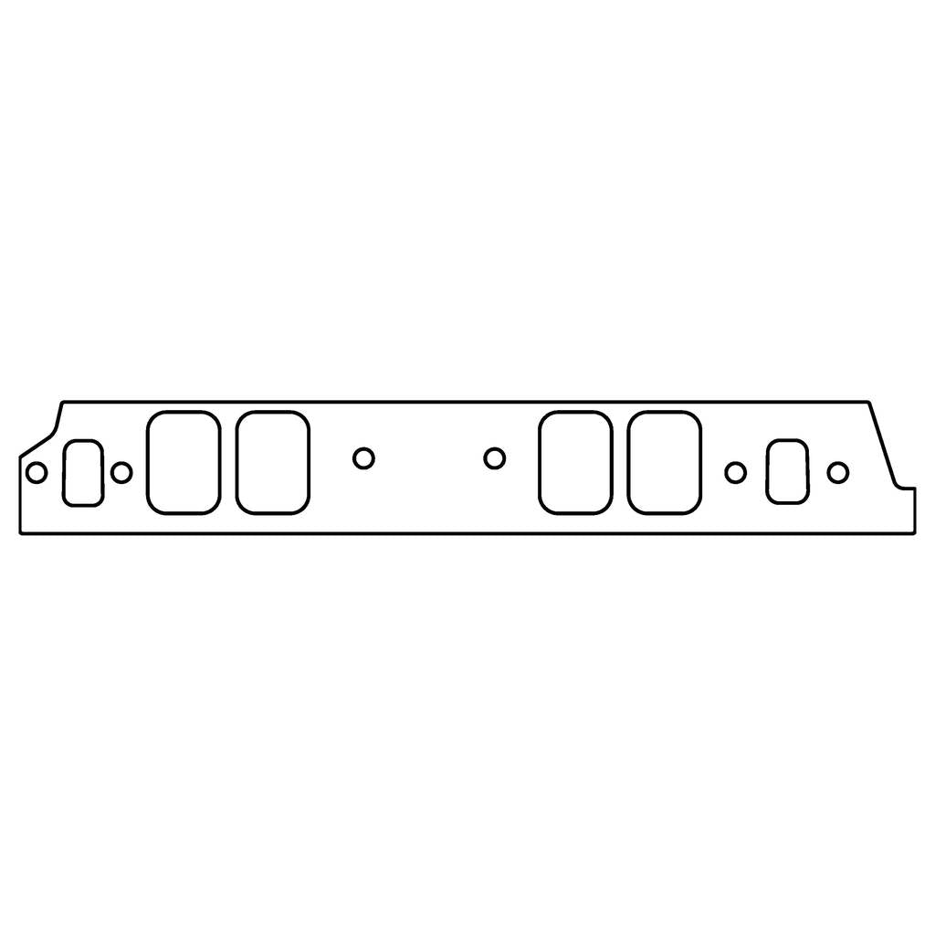 COMETIC C15290-125 CHEVROLET Gen IV Big Block V8 .059" CFM-20 Intake Manifold Gasket Set, 2.500" x 1.775" Ports, With AFR, .1 Photo-0