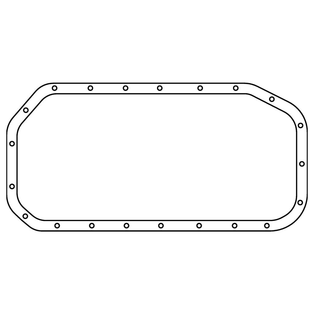 COMETIC C4796-062 BMW M10B18/M10B20/S14B20 .062" Fiber Oil Pan Gasket, Upper Photo-0