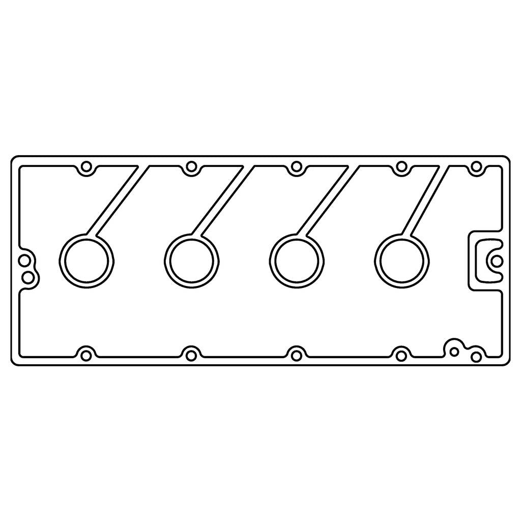 COMETIC C4886 Cosworth BD Series .060" AFM Camshaft Housing Gasket Photo-0