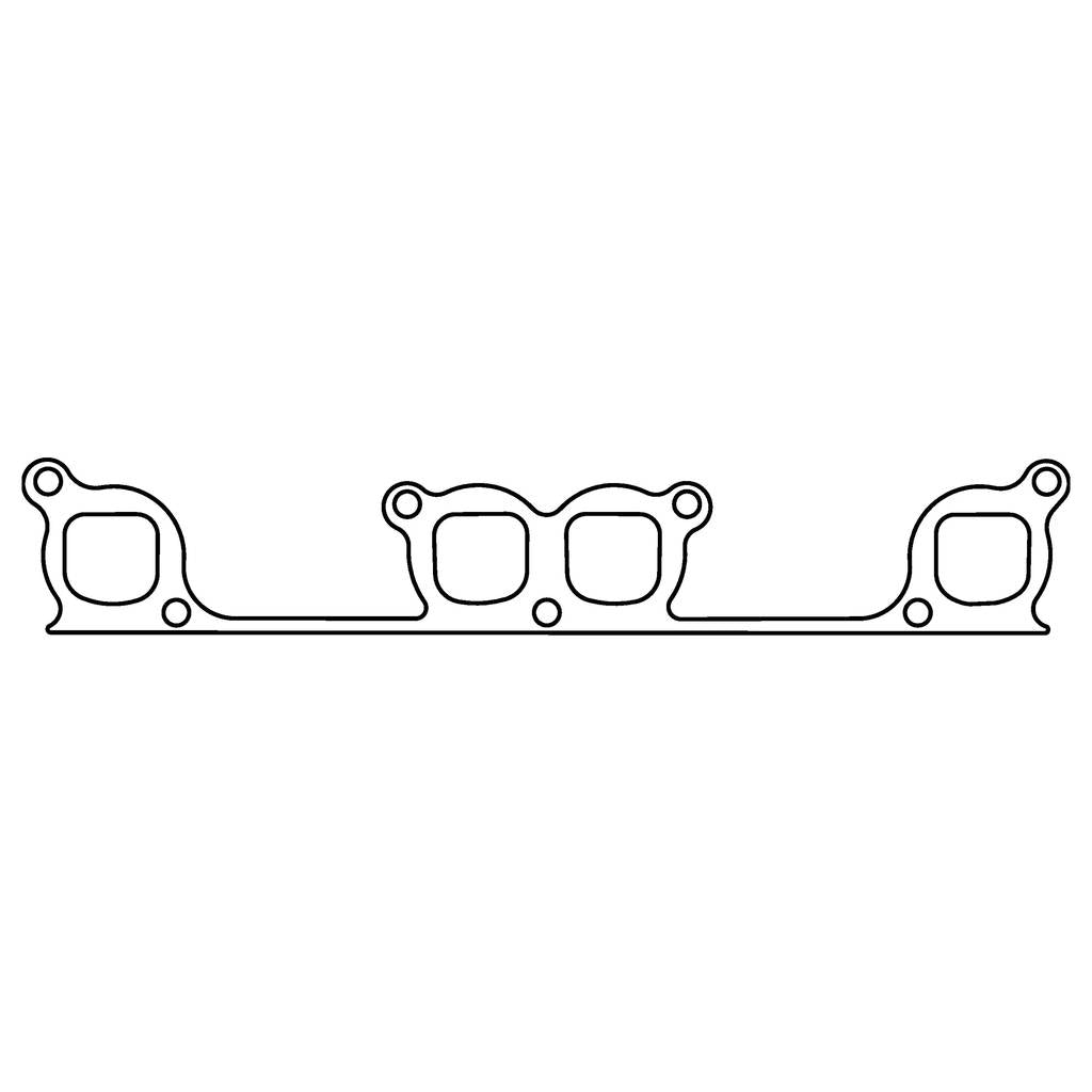 COMETIC C5315 CHEVROLET Gen-1 Small Block V8 .064" AM Exhaust Manifold Gasket Set, 1.615" x 1.500" D Ports, Brodix WP262 Head Photo-0