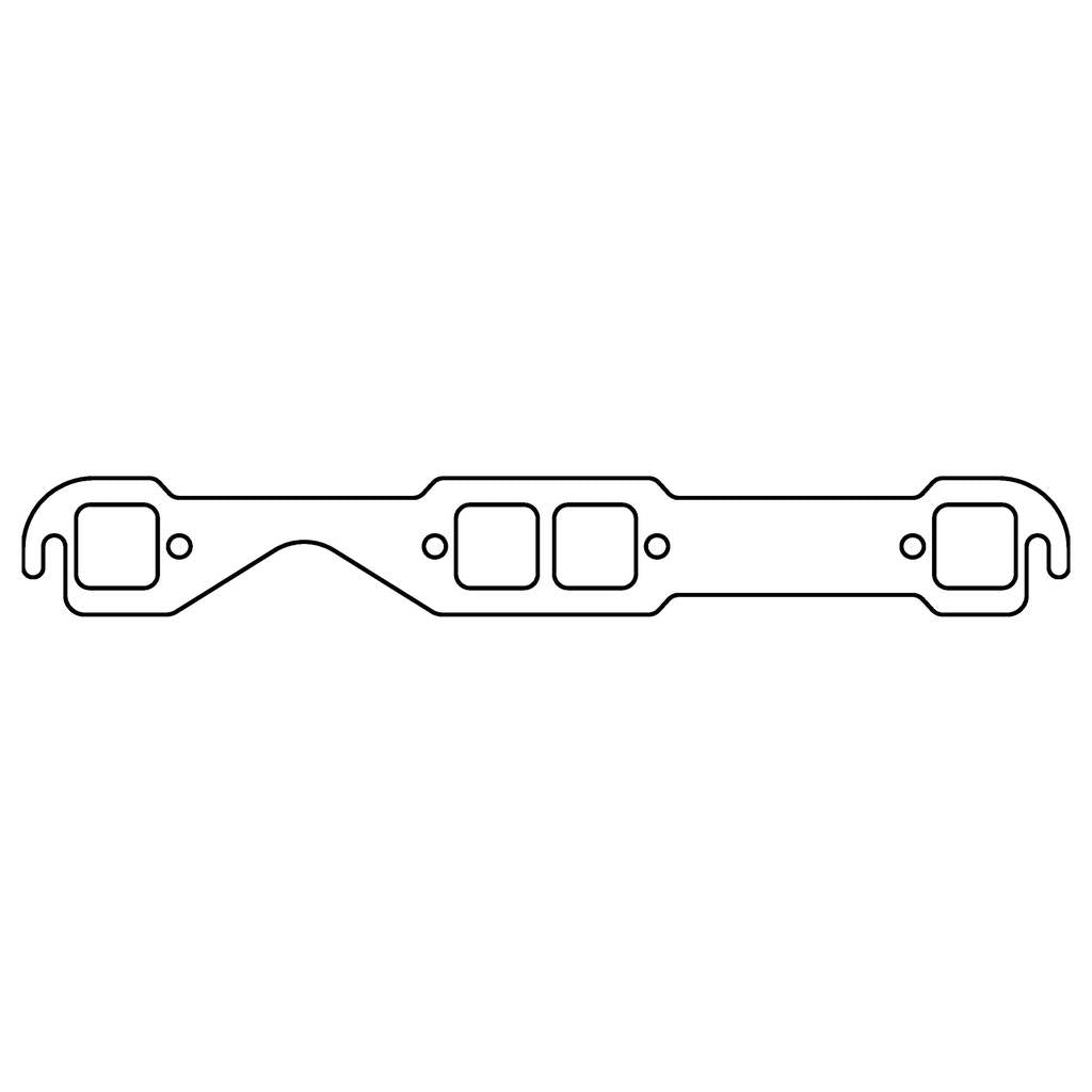 COMETIC C5892HTS CHEVROLET Gen-1 Small Block V8 .060" HTS Exhaust Manifold Gasket Set, 1.450" x 1.480" Square Ports Photo-0