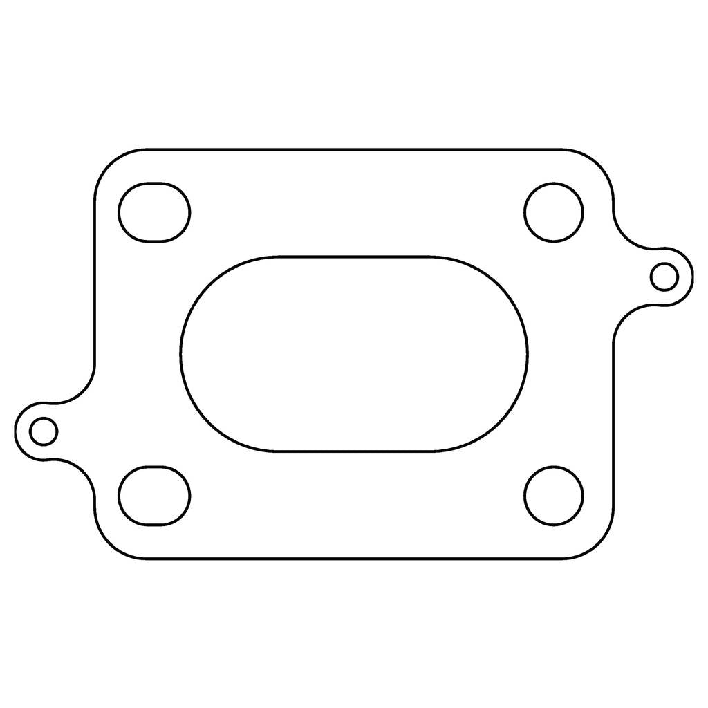 COMETIC C4981 Cosworth YB .030" MLS Exhaust Manifold Gasket, Set of 4, 53.85mm x 30.20mm Oval Ports Photo-0