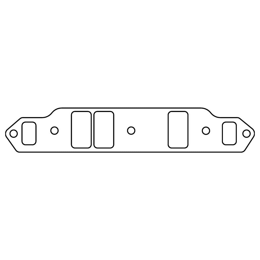 COMETIC C5694-060 BUICK LC2/LC4/LC6/LC8/LC9/LD5, Stage I V6 .060" Fiber Intake Manifold Gasket Set Photo-0