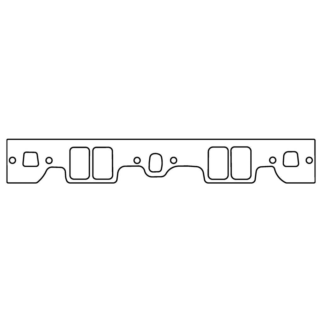 COMETIC C5416-060 CHEVROLET Gen-1 Small Block V8 .060" Fiber Intake Manifold Gasket Set, Brodix IK 180/RR 180 Heads Photo-0