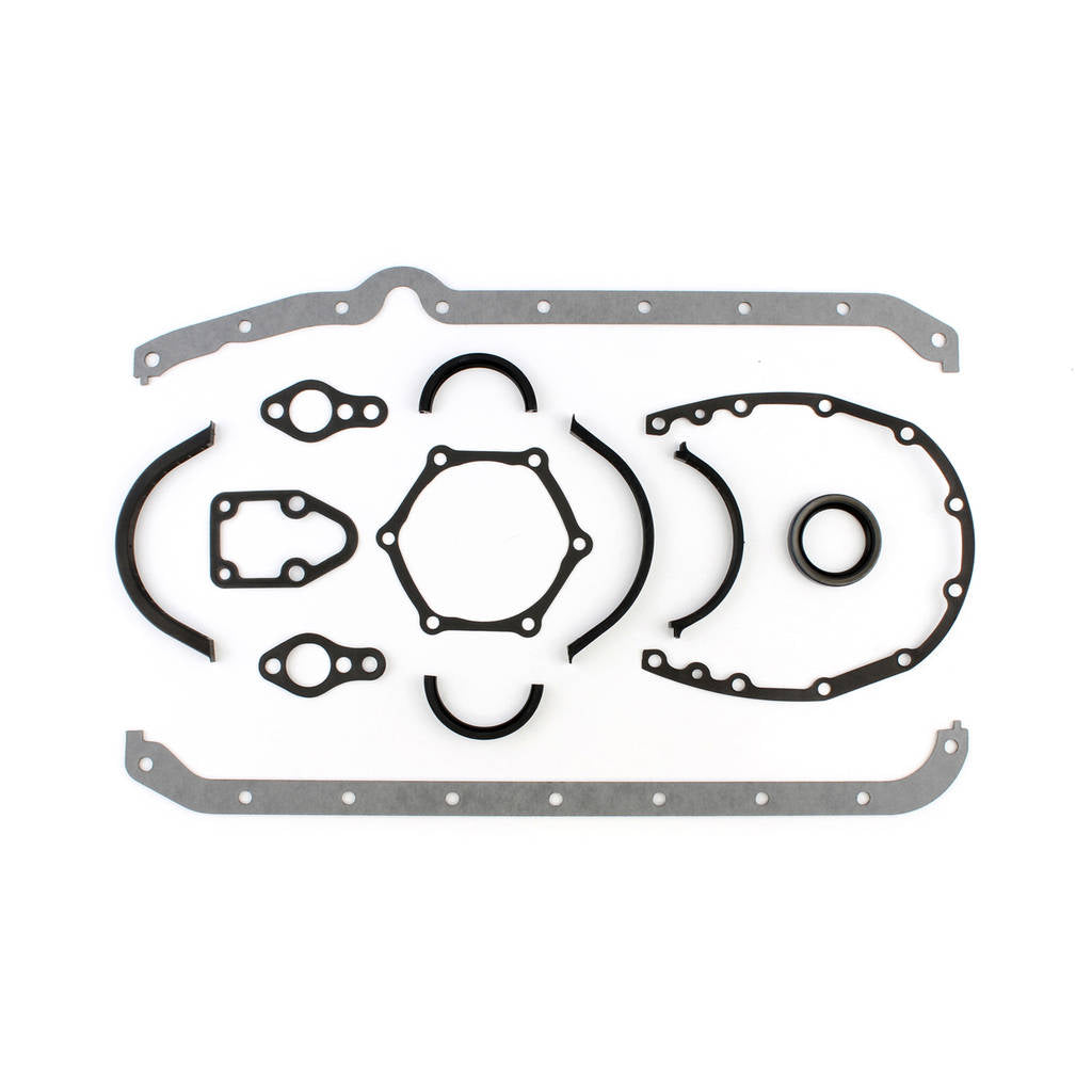 COMETIC PRO1004B CHEVROLET 350/ZZ4 Gen-1 Small Block V8 Bottom End Gasket Kit, 1 Piece Rear Main Seal Photo-0