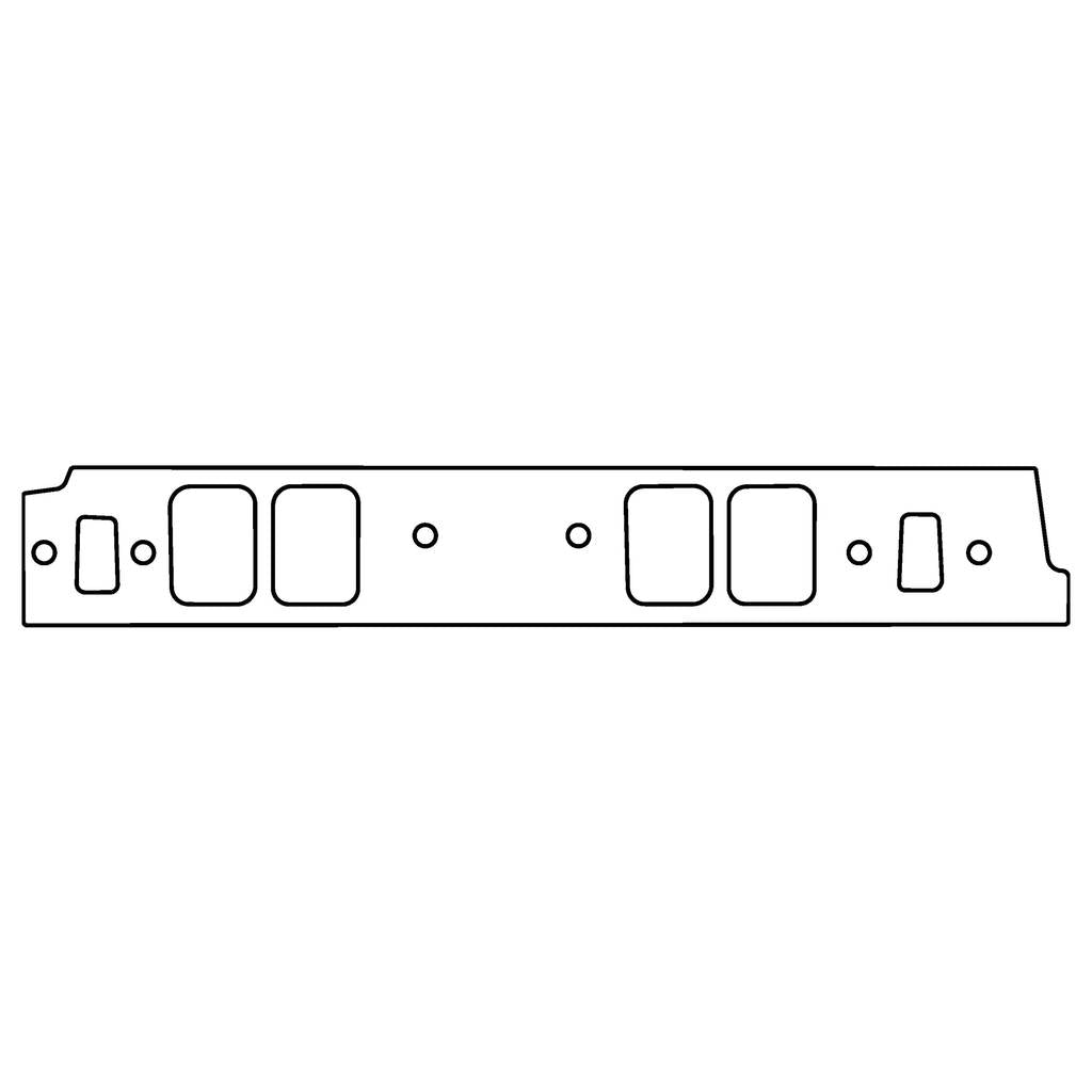 COMETIC C5436 CHEVROLET Mark-IV Big Block V8 .060" Fiber Intake Manifold Gasket, Full CNC Rectangular Ports, Fits Brodix Big Photo-0