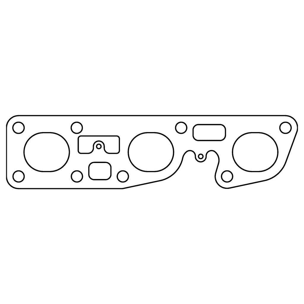COMETIC C4461-030 NISSAN RB20/RB25/RB26 .030" MLS Universal Exhaust Manifold Gasket Set, 1.665" x 1.420" Photo-0