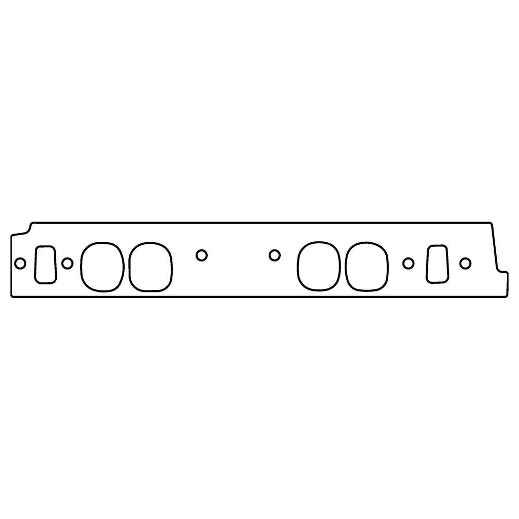 COMETIC C5430-060 CHEVROLET Mark-IV Big Block V8 .060" Fiber Intake Manifold Gasket Set, Brodix RR BB-O Heads Photo-0