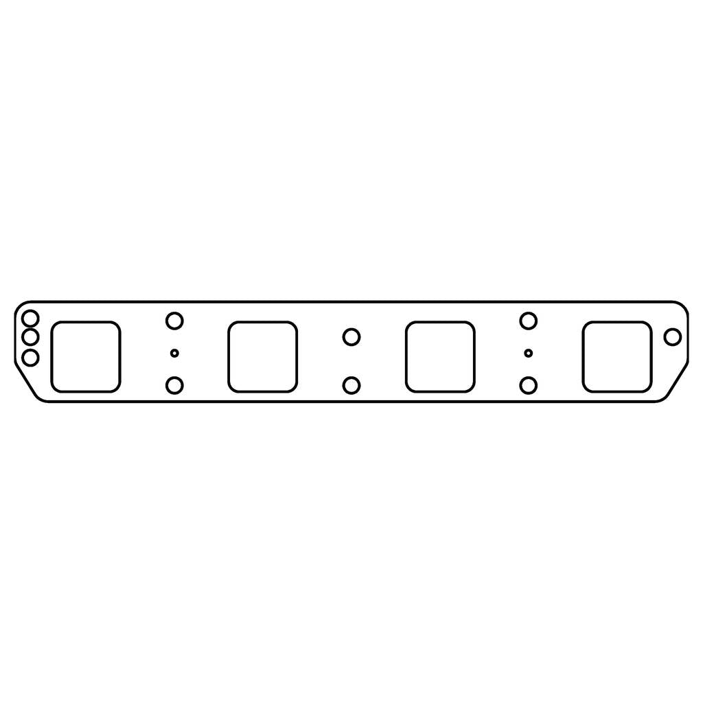 COMETIC C5965-030 CHRYSLER Gen-2 Hemi .030" MLS Exhaust Manifold Gasket Set, 1.890" x 1.844" Photo-0