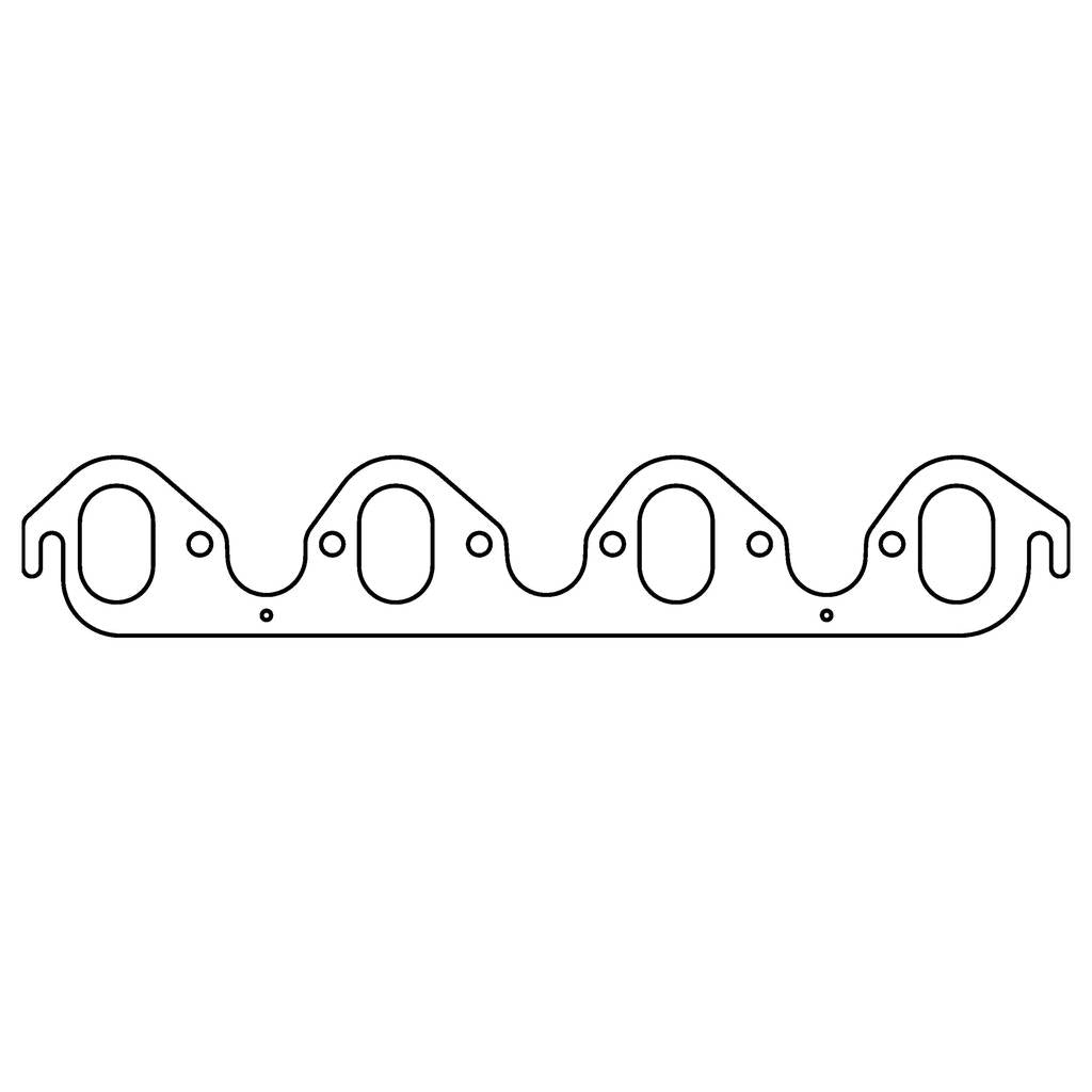 COMETIC C5156 FORD 385 Series .043" Copper Exhaust Manifold Gasket Set, 2.080" x 1.250" Oval Ports Photo-0