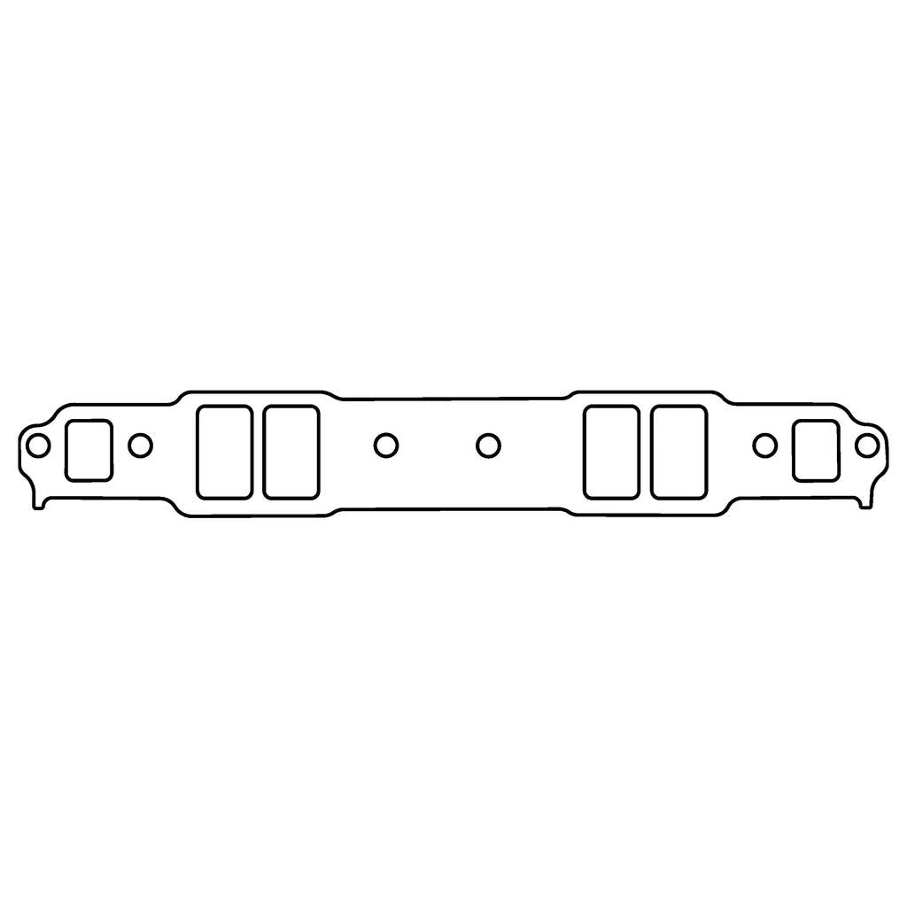 COMETIC C5542-060 CHEVROLET Gen-1 Small Block V8 .060" Fiber Intake Manifold Gasket Set, 1.240" x 2.100" Port Photo-0