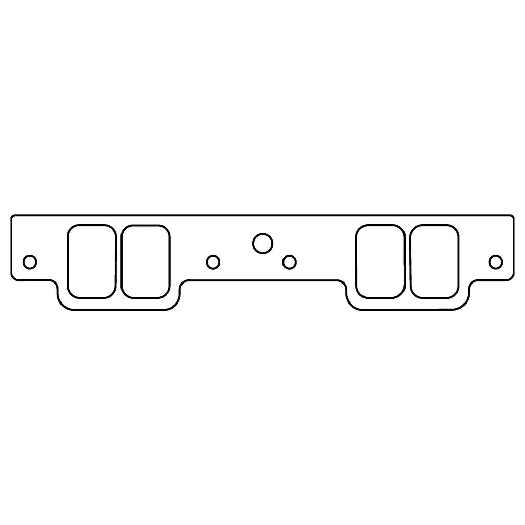 COMETIC C5423-094 CHEVROLET Gen-1 Small Block V8 .094" Fiber Intake Manifold Gasket Set, Brodix GB 2000 Heads Photo-0