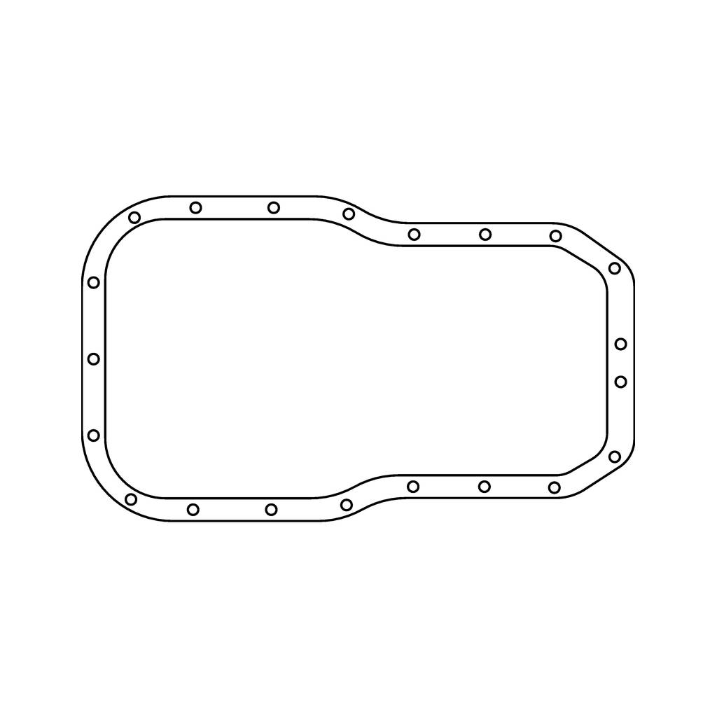 COMETIC C4817-062 TOYOTA 2S-ELC/3S-FE/3S-GELC/3S-GTE/5S-FE/5S-FNE .062" Fiber Oil Pan Gasket Photo-0