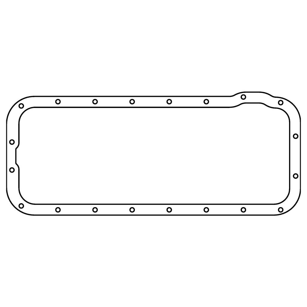 COMETIC C5141-125 FORD FE V8 .125" Cork Oil Pan Gasket Photo-0
