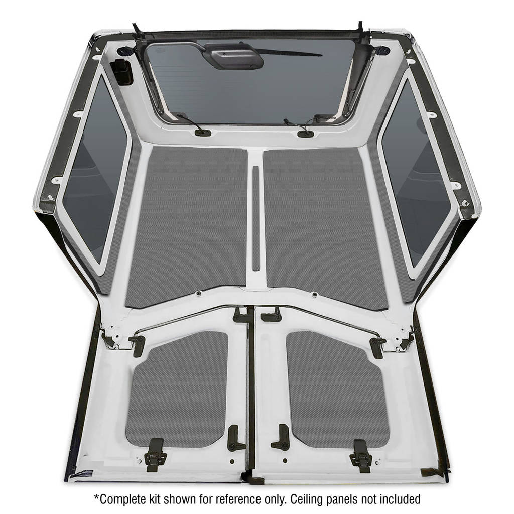 DEI 050269 Sound Deadening Side Window Kit JL Sound Deadening Side Window Kit - 2019-UP 2-pc Orig. Finish - 2 Dr Gray Photo-1