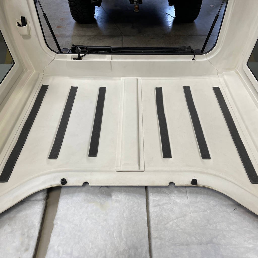 DEI 050286 Sound Deadening HeadLiner & Window Kit JK - 2011-18 - 2-Dr - 6-pc Original Finish - Gray Photo-1