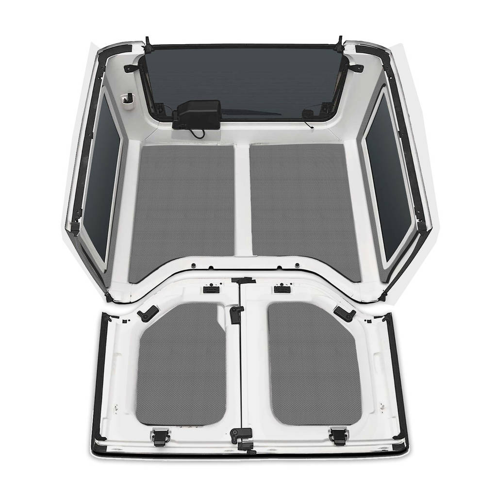 DEI 050286 Sound Deadening HeadLiner & Window Kit JK - 2011-18 - 2-Dr - 6-pc Original Finish - Gray Photo-4