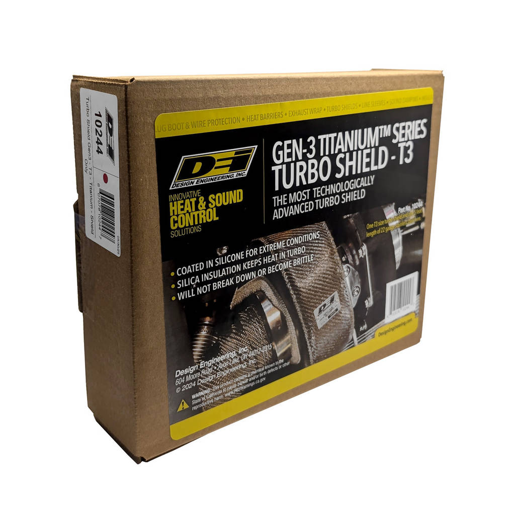 DEI 010244 Turbo Shield T3 - Shield Only - GEN III - Titanium Photo-1