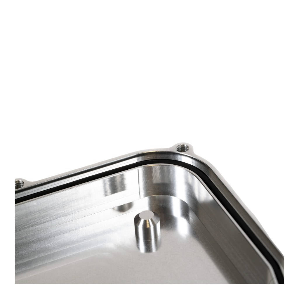 AMS ALP.07.03.0016-1 Deep Billet Transmission Pan and Filter Pickup Extension / Relocation Kit (Drag / Street Kit) for NISSAN GT-R (R35) Photo-2