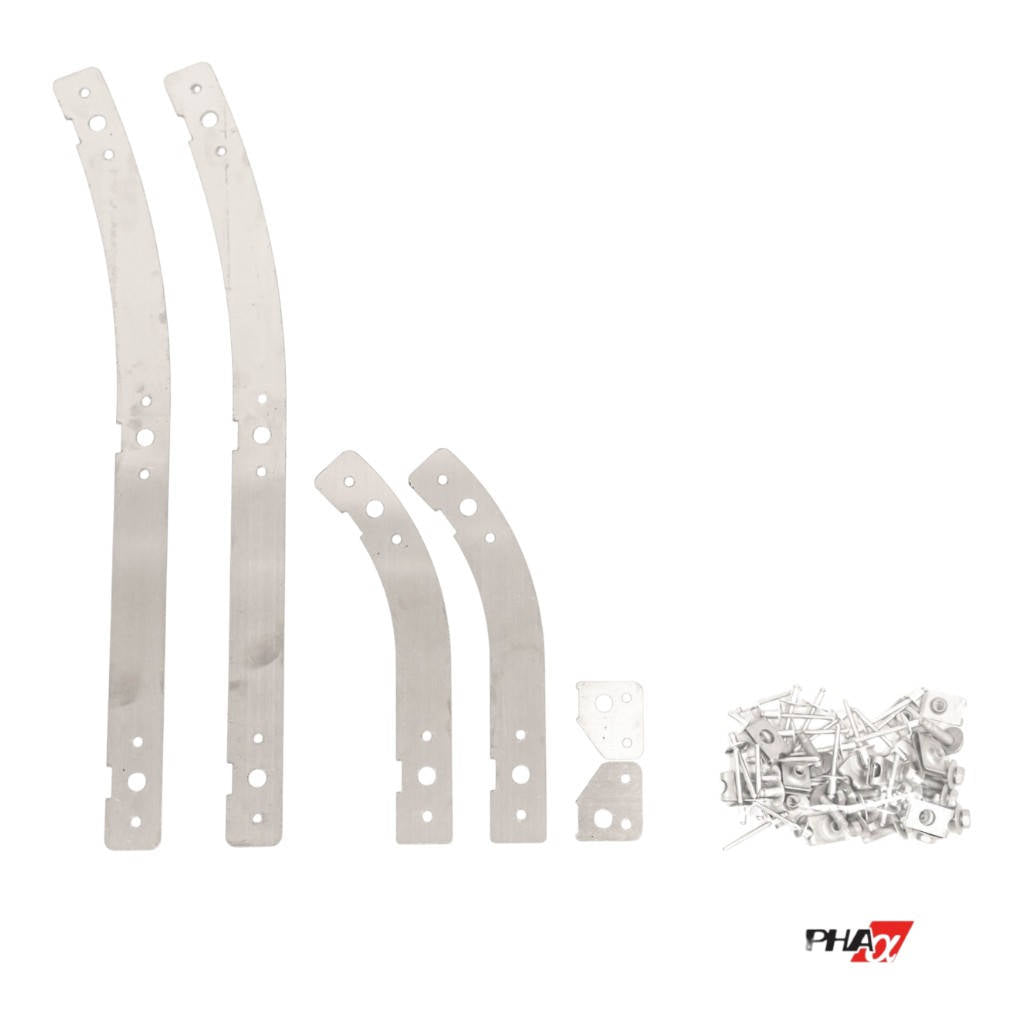 AMS ALP.07.06.0002-1 Front Bumper Repair Kit for NISSAN GT-R (R35) 2009-2016 (Does Not Fit NISMO) Photo-0