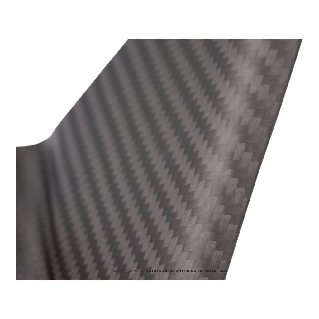 AMS AMS.38.06.0002-1 Anti-Wind Buffeting Kit (Gloss Carbon) for TOYOTA GR Supra 2020- Photo-6
