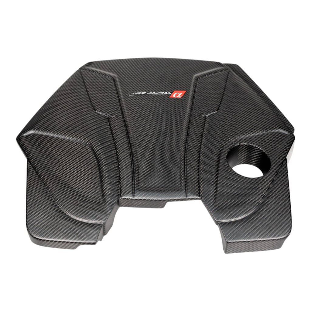 AMS ALP.28.06.0001-1 Engine Cover (Matte Carbon) for INFINITI Q50 / Q60 Photo-0
