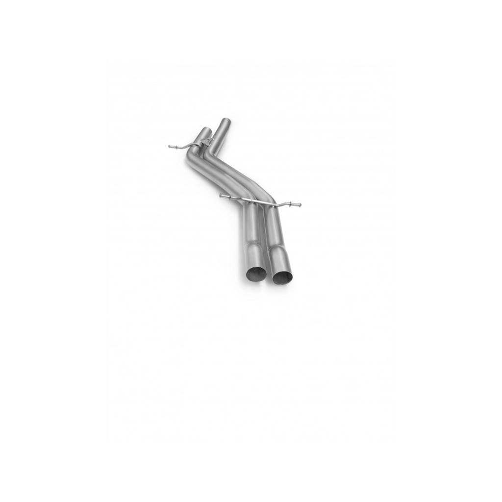 TUBI STYLE TSPOCAYS18.030.A Central Exhaust Pipes for PORSCHE Cayenne / Cayenne S / Cayenne E-Hybrid (with GPF) Photo-3