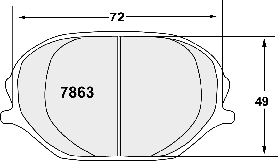 PFC 7863.10 Brake Pads for Caliper ZR31 (Z-Rated Compound) Photo-0