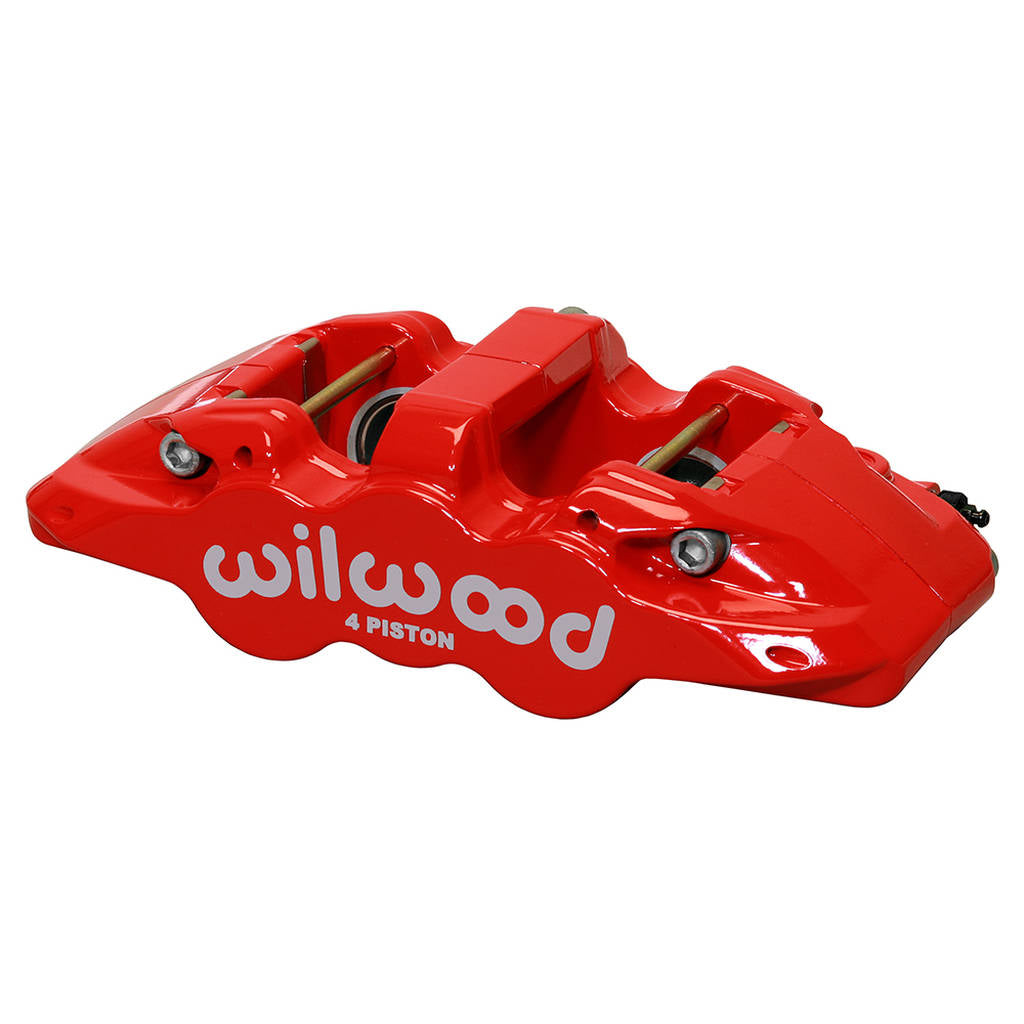 WILWOOD 120-13282-RD Caliper,Aero4,1.62/1.38,1.25 Rotor,L/H Red Photo-0