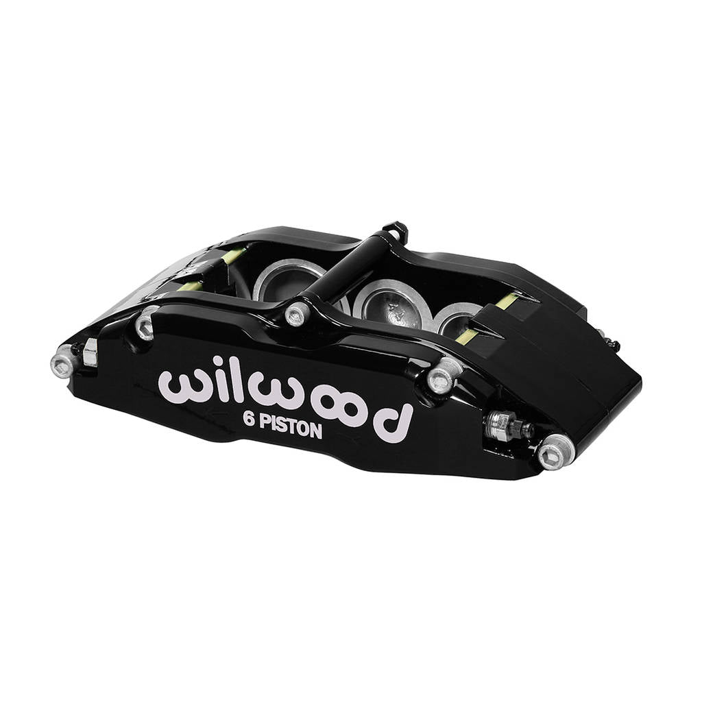 WILWOOD 120-13382-BK Caliper,Bnsl6,1.62/1.12,1.100 Rotor,R/H Rear Mt,Black Photo-0