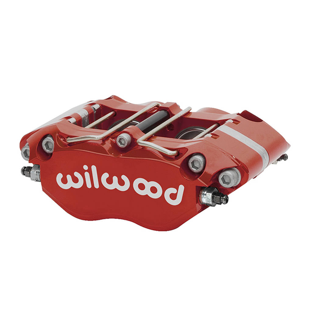WILWOOD 120-10000-RD Caliper,Ndpr,1.75,.810 Rotor,4.75 Mt W/Bridge Bolt,Red Photo-0