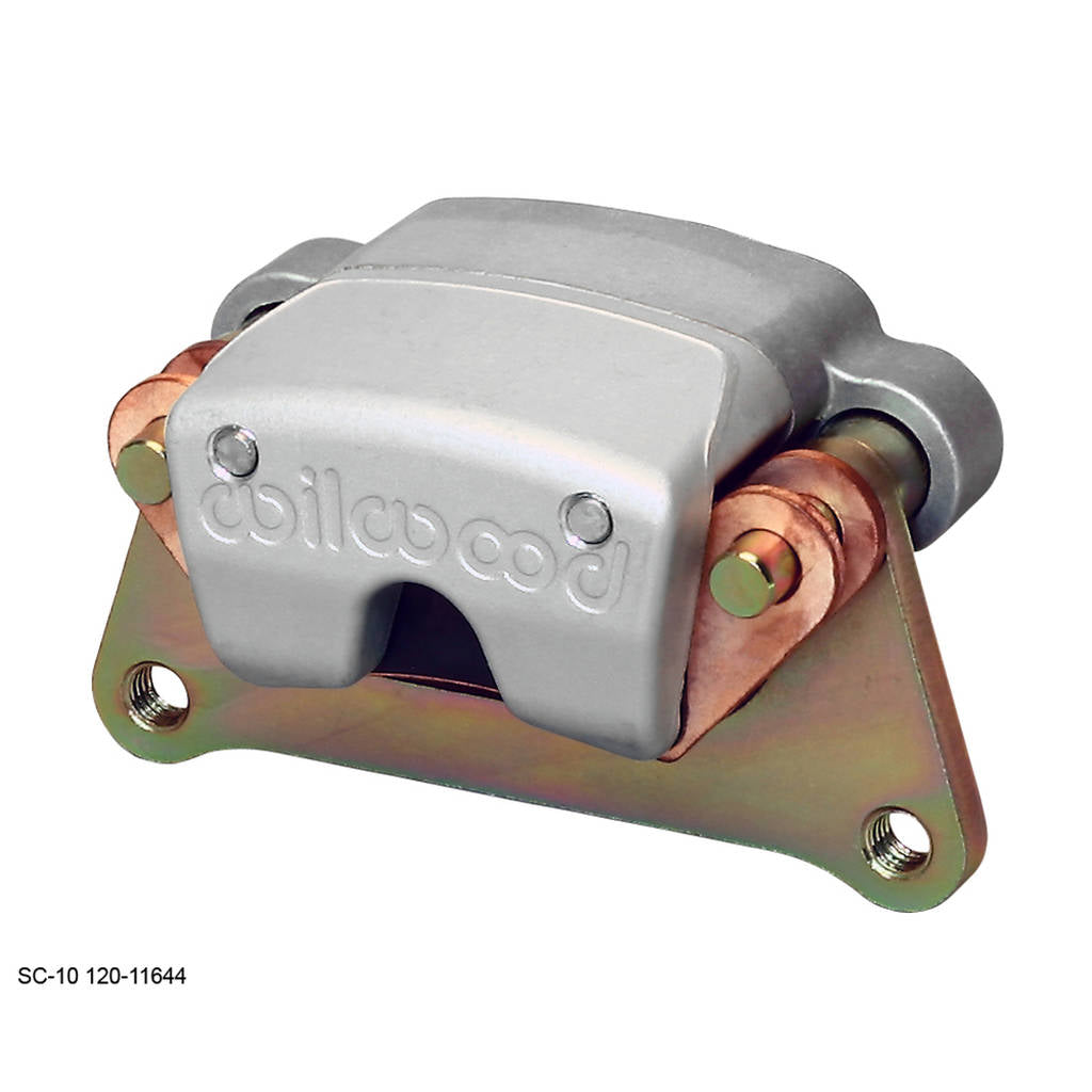 WILWOOD 120-11644 Caliper,Sc10,1.06 Dual Bore W/Pads Bracket,Less Bleed Screw Photo-0
