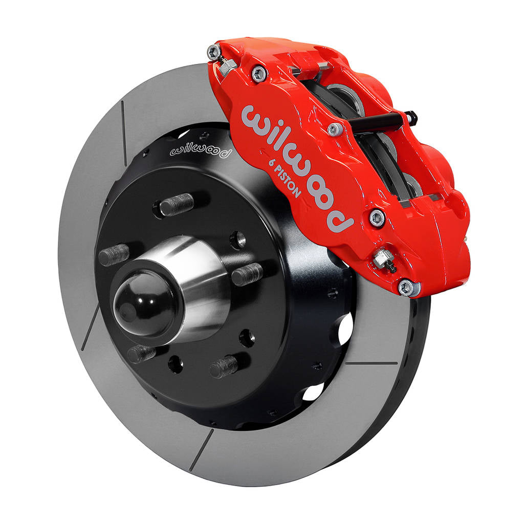 WILWOOD 140-10776-R Kit,Front,C-10 Cpp Spindle,Fnsl6r,14.00 Rotor,Red Photo-0