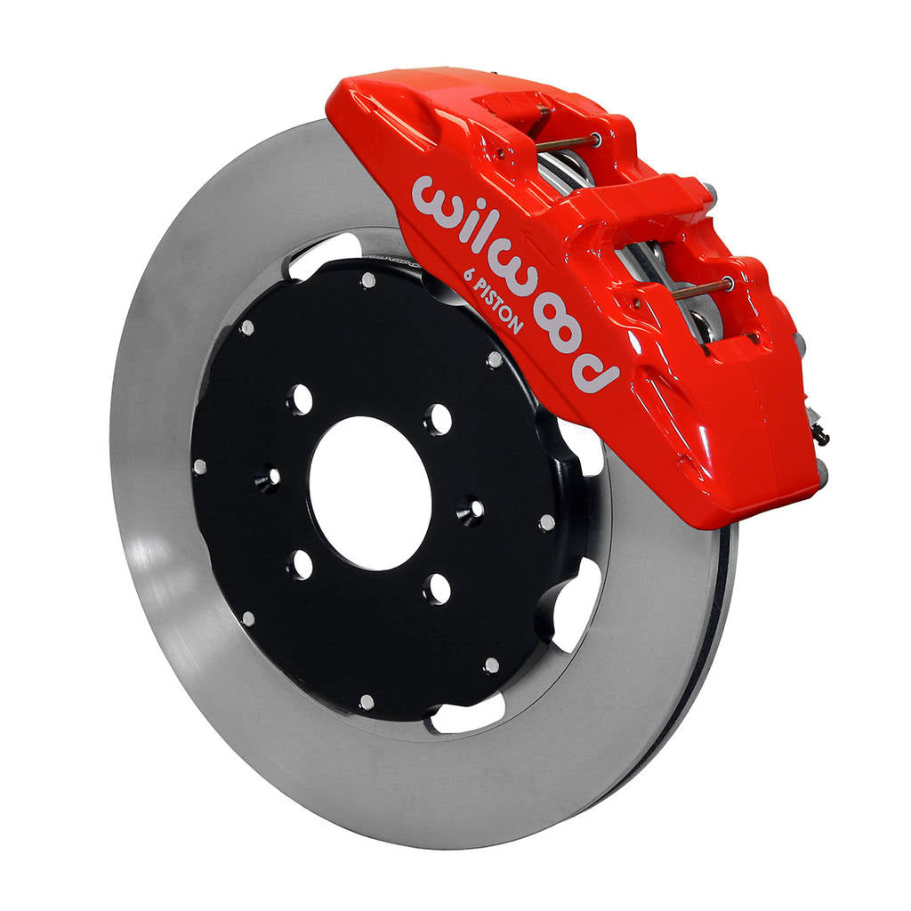 WILWOOD 140-10735-R Kit,Front,Integra/Civic,W/Oem,262mm Rotor,Dp6,Red Photo-0