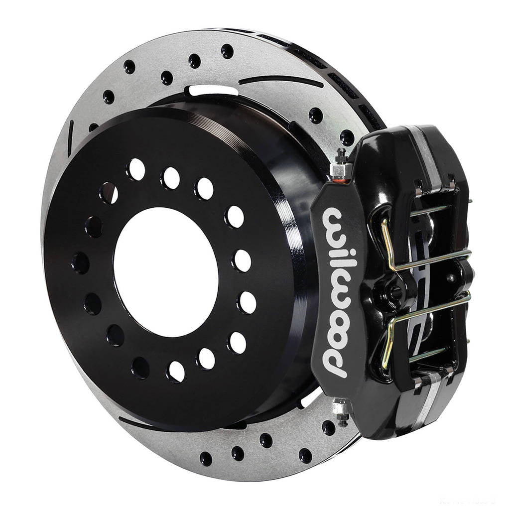 WILWOOD 140-11385-D Kit,Rear,Disc/Drum,C10 Chevy,5 Lug,2.42 Off,1pc 11.00,Srp,Black Powder Coat Photo-0