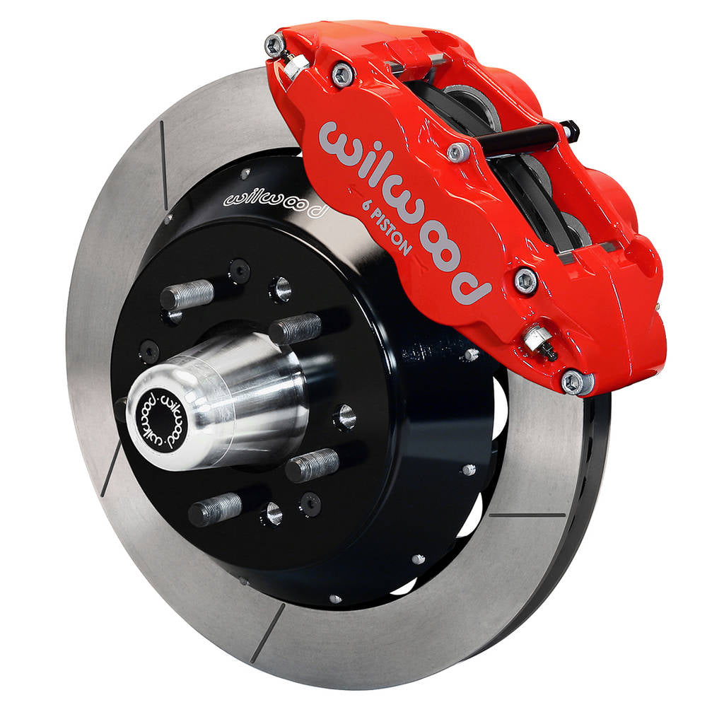 WILWOOD 140-10220-R Kit,Front,Mustang 70-73,Big Brake,Radial Mt,13.00 Rotor,Red Photo-0