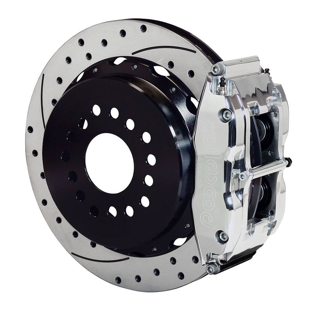 WILWOOD 140-10012-DP Kit,Rear,Big Ford,New,2.50 Offset,Fnsl4r 14.00,Drilled,Polish Photo-0