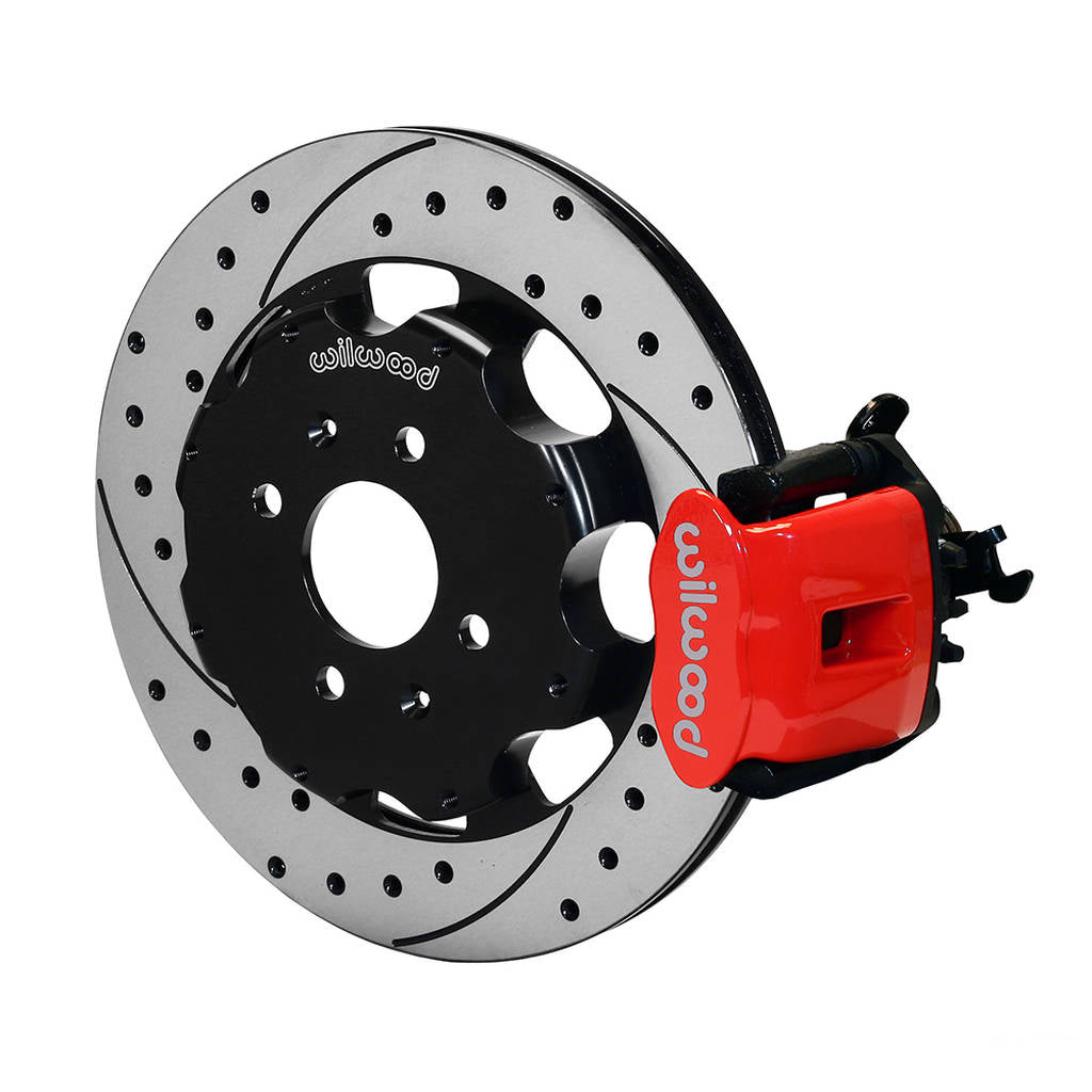 WILWOOD 140-10209-DR Kit,Rear,Cpb,Civic,Drum,2.46 Hub Offset 12.19 Rotor,Drill,Red Photo-0