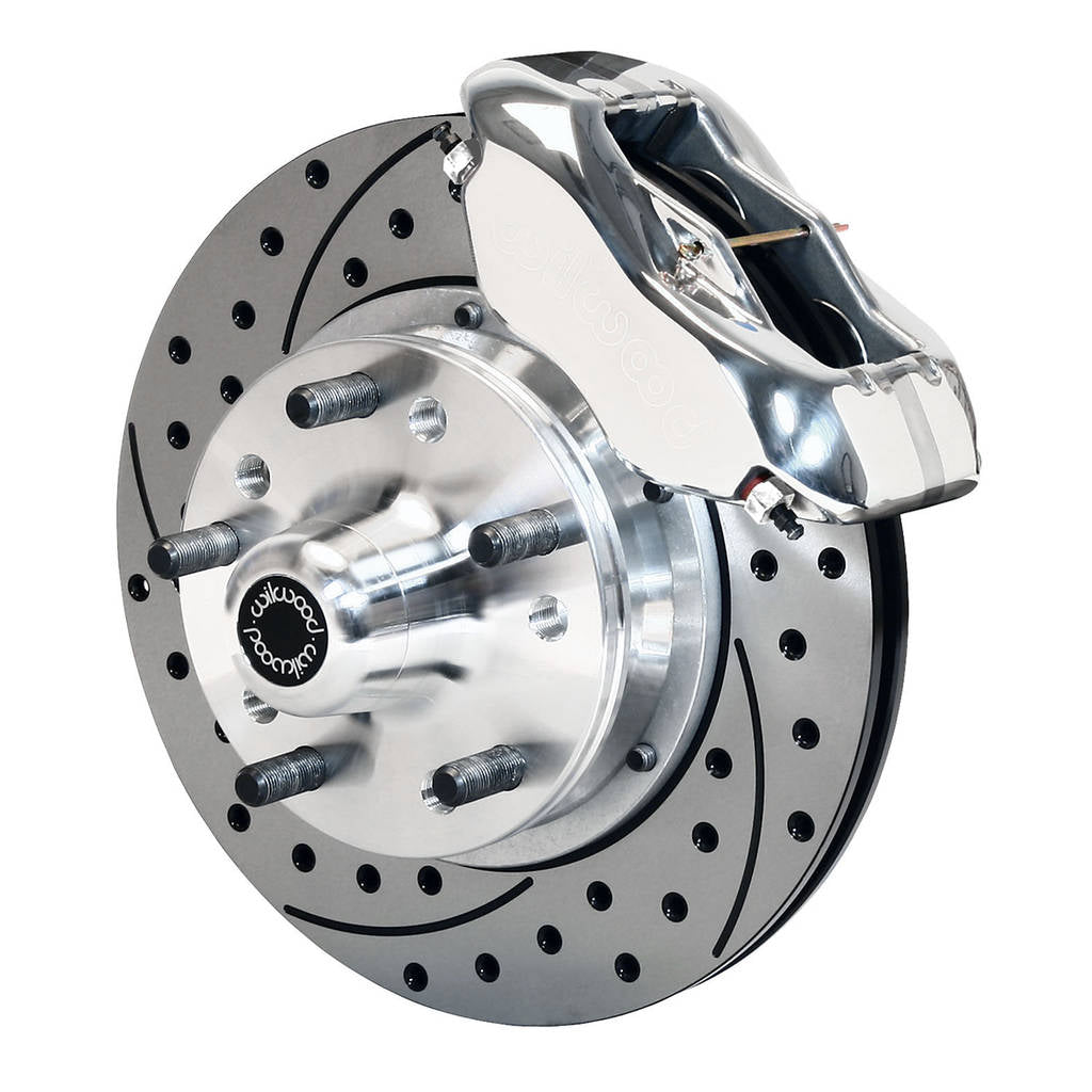 WILWOOD 140-11014-DP Kit,Front,Early Ford,37-48,Fdli,11.00 W/Dust Plate,Srp,Polish Photo-0