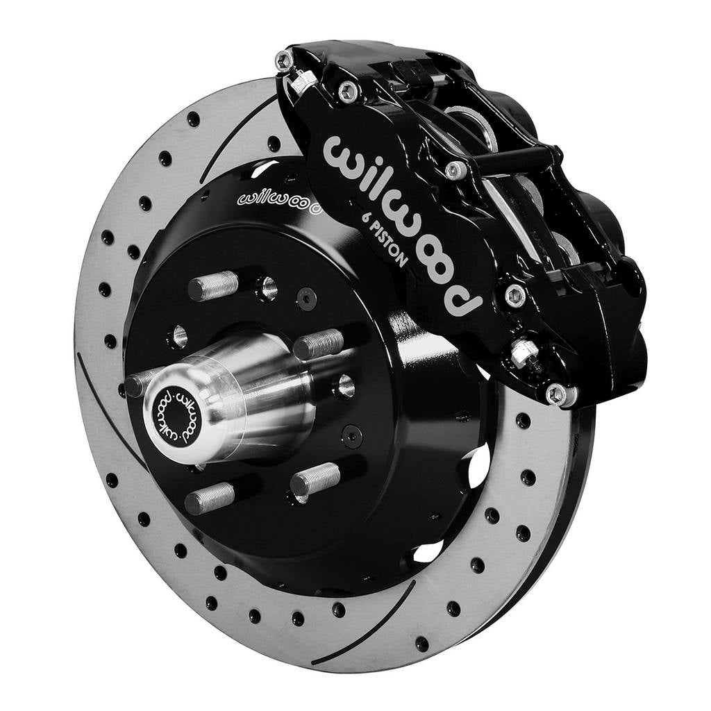 WILWOOD 140-10284-D Kit,Front,Large Gm,58-70,Drop Spindle Fnsl6r,14.00 Rotor,Drilled Photo-0