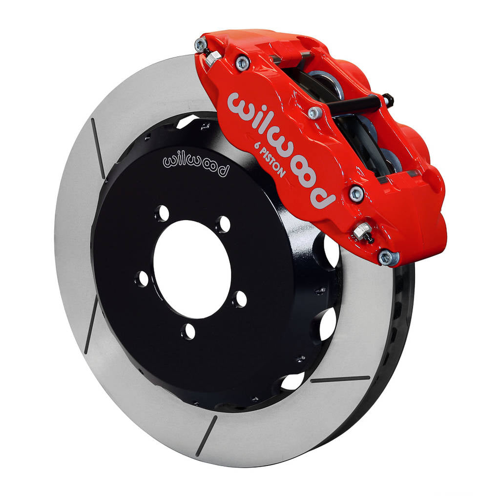 WILWOOD 140-12874-R Kit,Front,Subaru Wrx 99-17,Fnsl6r 13.06x1.25,Rear Mt,Red,W/Lines Photo-0