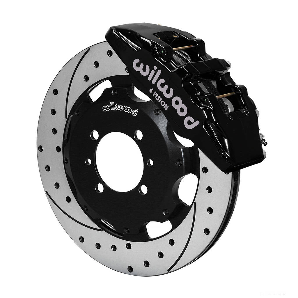 WILWOOD 140-12767-D Kit,Front,Fiat 500,2012-Up,Dp6,12.19x.81 Drilled,W/Lines Photo-0
