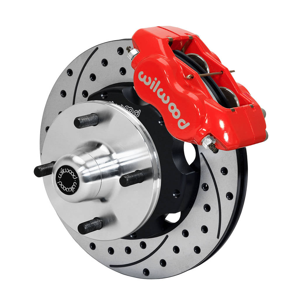 WILWOOD 140-12535-DR Kit,Front,Dl,Mustang,65-66,4 Lug,Fdli 10.75,Srp,Red Photo-0